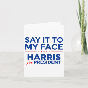 Me Kamala Harris für die Präsidentschaftswahl 2024 Karte