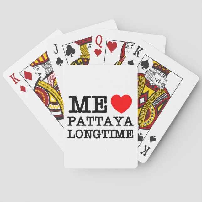 ME LIEBE PATTAYA LONGTIME SPIELKARTEN (Rückseite)