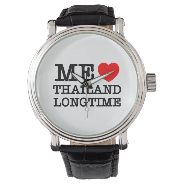 ME LIEBE THAILAND LONGTIME ARMBANDUHR (Vorderseite)