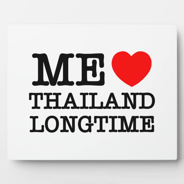 ME LIEBE THAILAND LONGTIME FOTOPLATTE (Vorderseite)