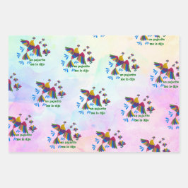 'Me lo dijo un pajarito' – Arte Mexicano Geschenkpapier Set