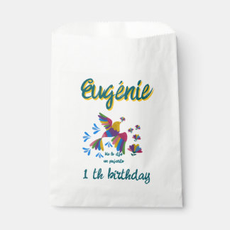 "Me lo dijo un pajarito" Editable Arte Mexicano Geschenktütchen