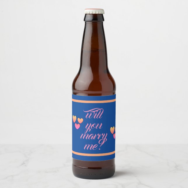 me marie-tu étiquettes bouteille de bière (Devant)