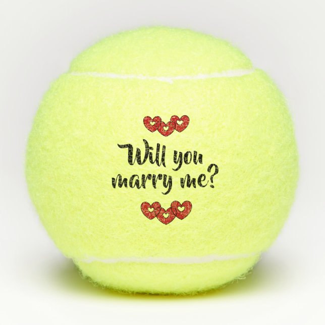Me marierez-vous ? Des balles de tennis de dalDesi (Devant)