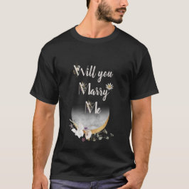 ME MARIEZ-VOUS LE T-shirt FLEURIE ROSE ET BALCK