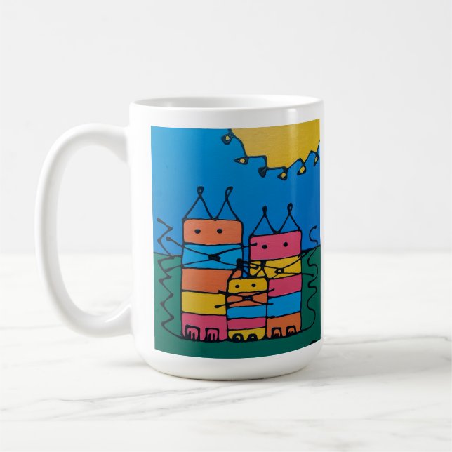Me. my mum and my dad kaffeetasse (Links)
