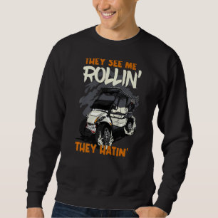 Me Rollin' Sie haben Golfers Apparel Golfing Cart Sweatshirt