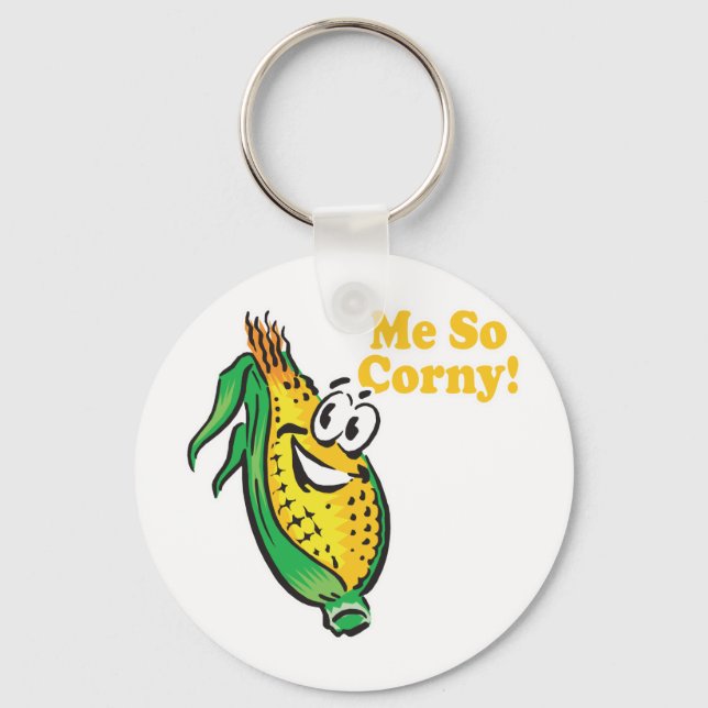 Me SO Corny Maiskolben Schlüsselanhänger (Vorderseite)