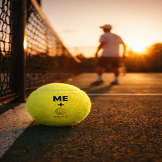 ME + Tennis Ball – This Is It Minimal Statement