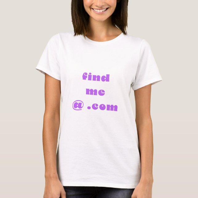 Me trouver @ .Com T-Shirt (Devant)