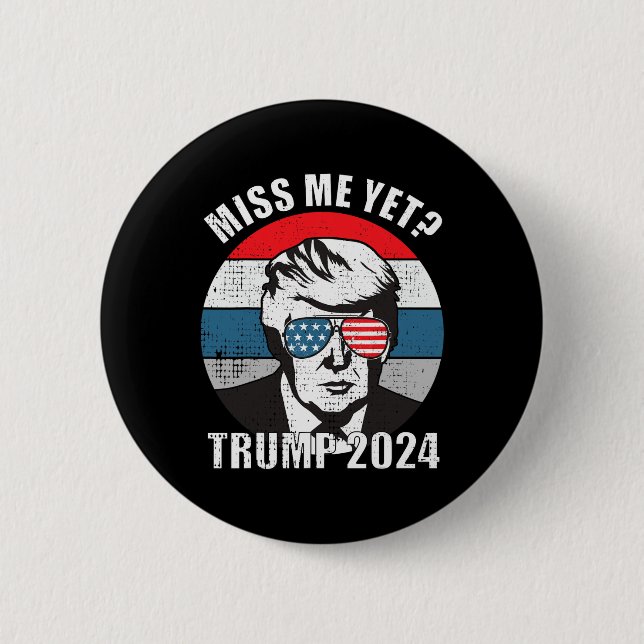 Me yet Funny Trump 2024 2 Button (Vorderseite)