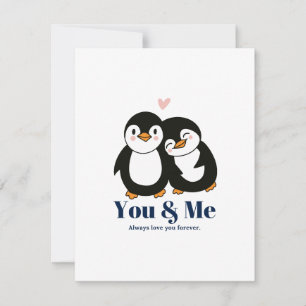 Me & You, immer Liebe Sie immer für immer Karte