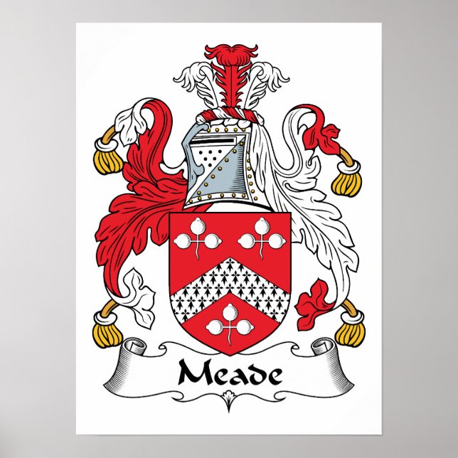 Meade Familienwappen Poster (Vorne)