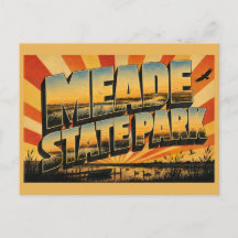 Meade State Park Kansas Oase Lake Plains Art
