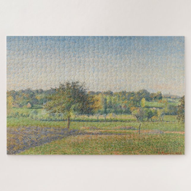Meadow at Éragny by Camille Pissarro (Horizontal)