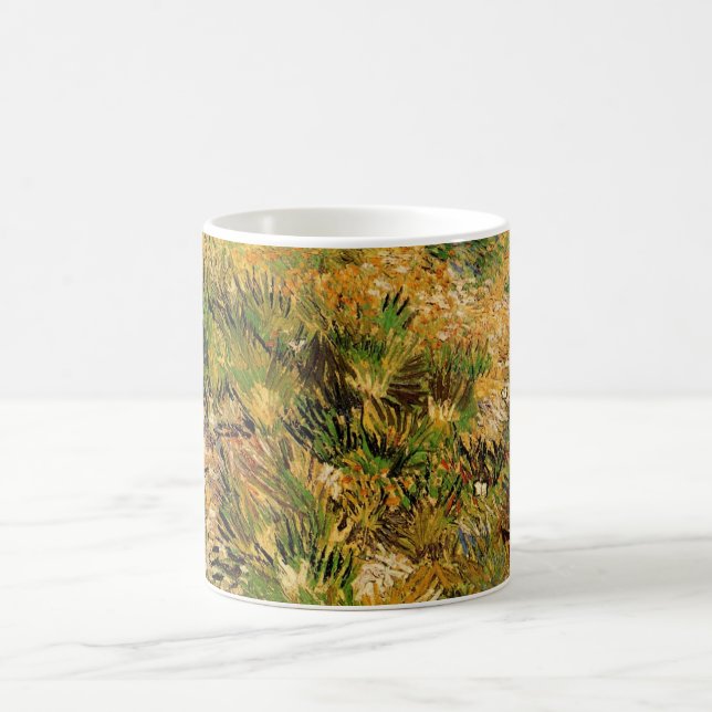 Meadow at Saint Paul Hospital by Vincent van Gogh Kaffeetasse (Mittel)