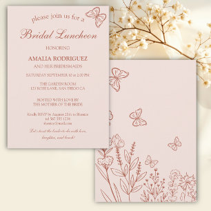 Meadow Blume Bridal Luncheon Einladung