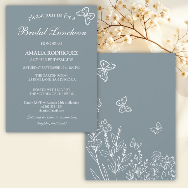 Meadow Blume Bridal Luncheon Einladung (Von Creator hochgeladen)