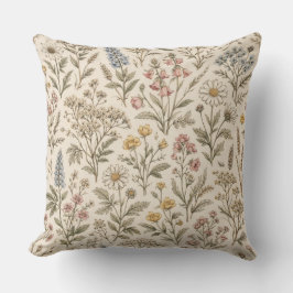 Meadow Botanica – Vintage Wildflower Kissen