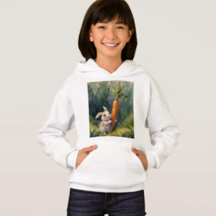 Meadow Bunny Dreams : Sweat à capuche fantaisiste
