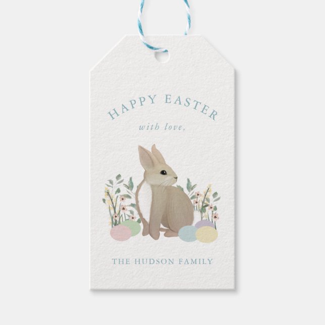 Meadow Bunny - Ostergeschenk-Tag Geschenkanhänger (Vorderseite)