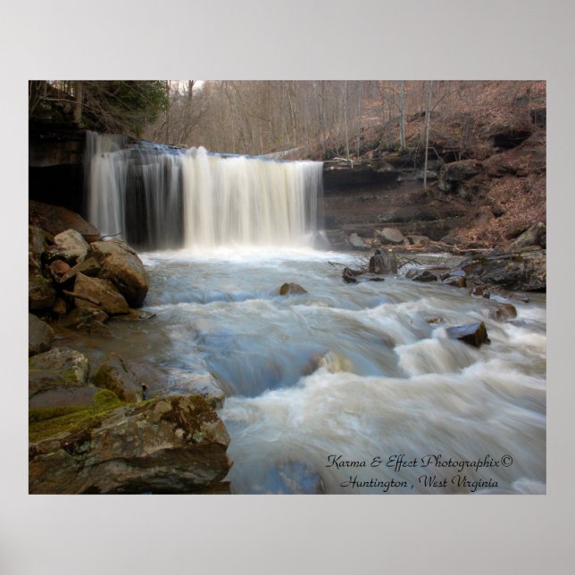 Meadow Creek Falls Poster (Vorne)