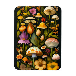 Meadow Flora | Modernes Haeckel Magnet