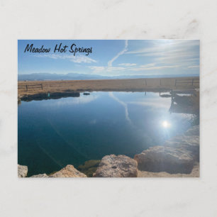 Meadow Hot Springs Postkarte