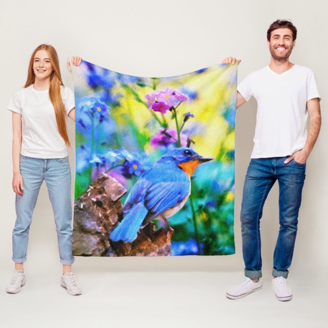 Meadow Melody Fleecedecke (Beispiel)