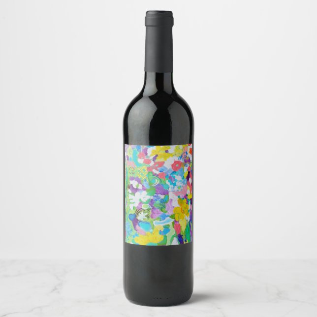 Meadow Melody von Lydias Art-Sangria Weinetikett (Vorderseite)