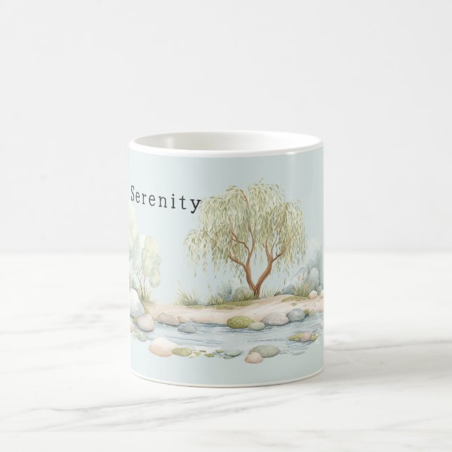 Meadow River Gelassenheit Kaffeetasse (Mittel)