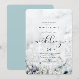 Meadow Song Fading Wildblume Boho Wedding Einladung