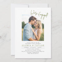 Meadow Wildblumen Boho Engagement Party Foto