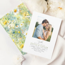 Meadow Wildblumen Summer Boho Wedding Foto