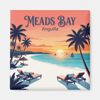 Meads Bay The Valley Anguilla Magnet