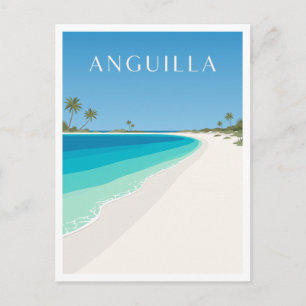Meads Bay West End Anguilla Reise Geschenk Postkarte
