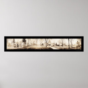 Meadville PA Park Foto 1910 Poster