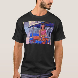 Mealea fährt auf der Ta Prohm II auf einer selbstf T-Shirt