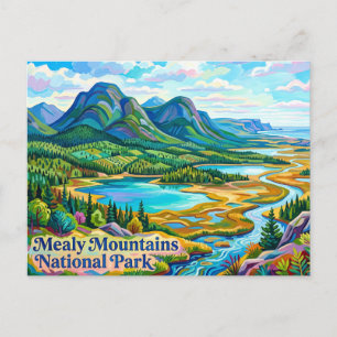 Mealy Mountains Nationalpark Kanada Postkarte