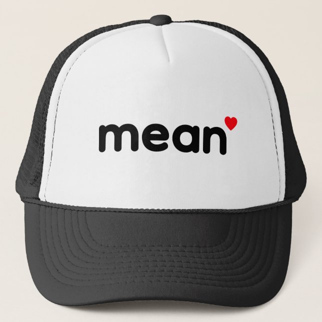 mean™ Trucker Hat Truckerkappe (Vorderseite)