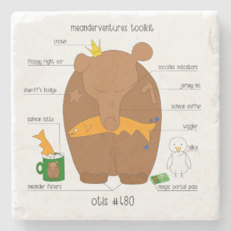 Meanderventures Toolkit No. 480 Otis Steinuntersetzer