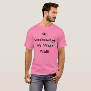MeanGirls "mittwochs Wir tragen Pink" Shirt für M
