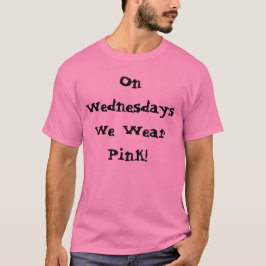 MeanGirls "mittwochs Wir tragen Pink" Shirt für Mä