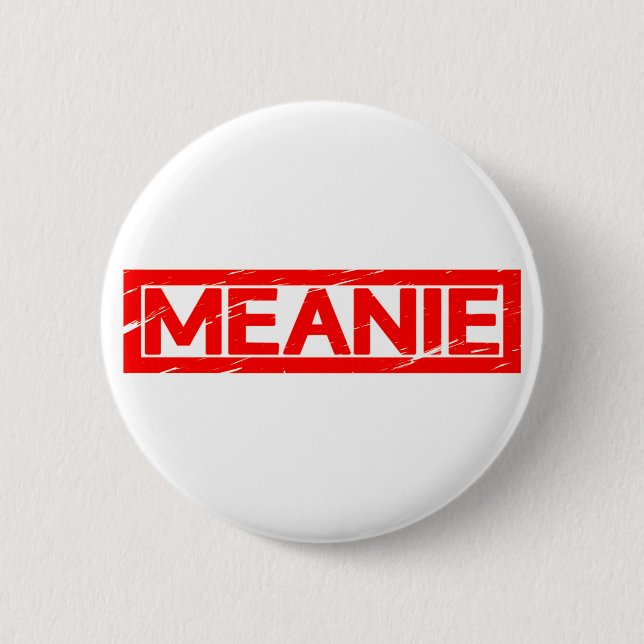 Meanie Briefmarke Button (Vorderseite)