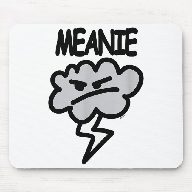 Meanie Cloud Lightning Funny  Mousepad (Vorne)