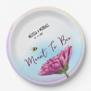 Meant to be Mauve Floral Pappteller