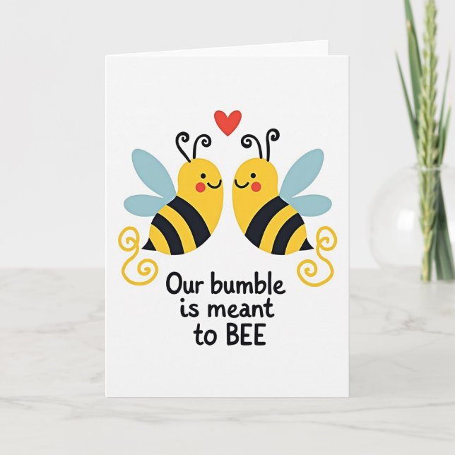 Meant To Bee Card Karte (Vorderseite)