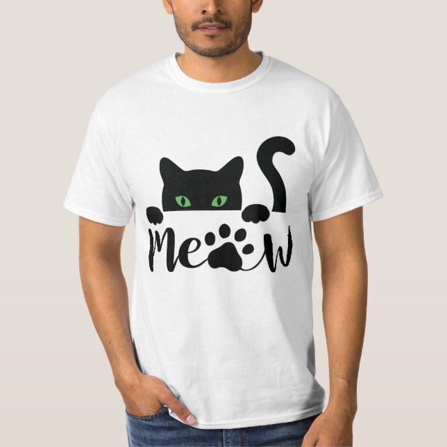 Meat Cat Quote T-Shirt (Vorderseite)