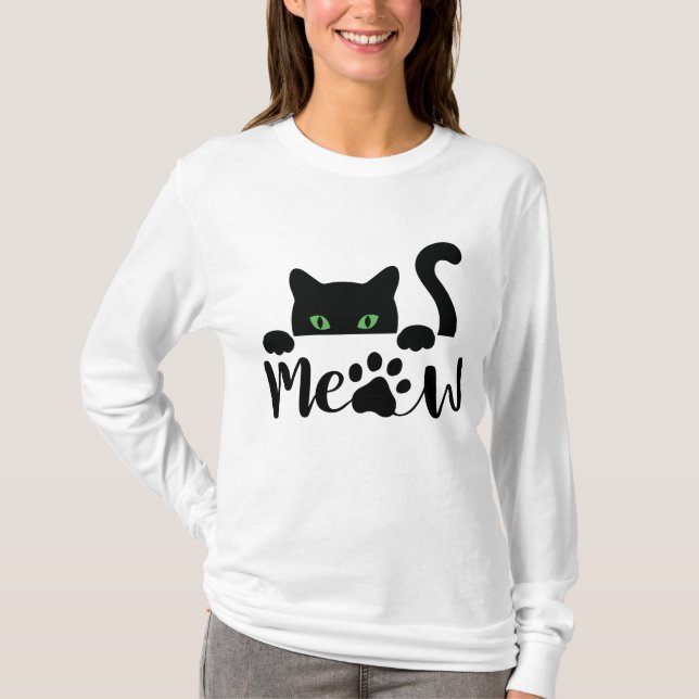 Meat Cat Quote T-Shirt (Vorderseite)