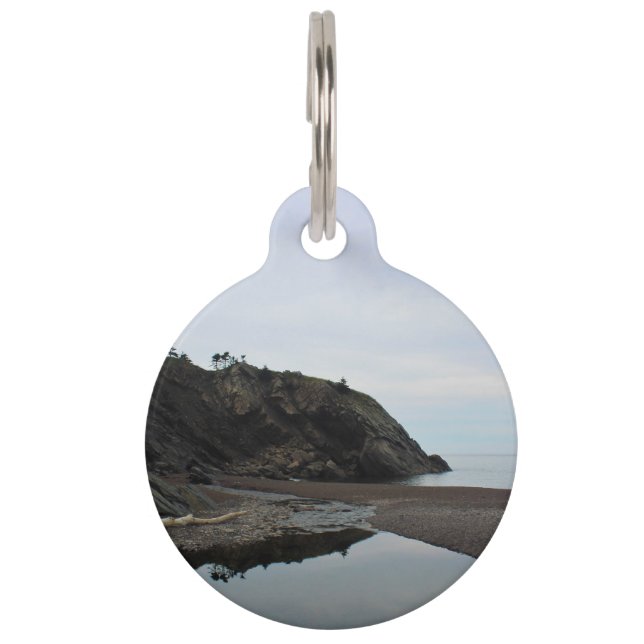 Meat Cove Beach Haustiermarke (Vorderseite)